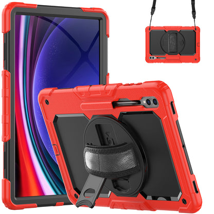 Tough Strap Built-in Screen Protector Galaxy Tab S9 Ultra Case Multi-functional