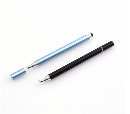 Universal Aluminum Touch Pen Rubber Tip Dual Disc Drawing Stylus