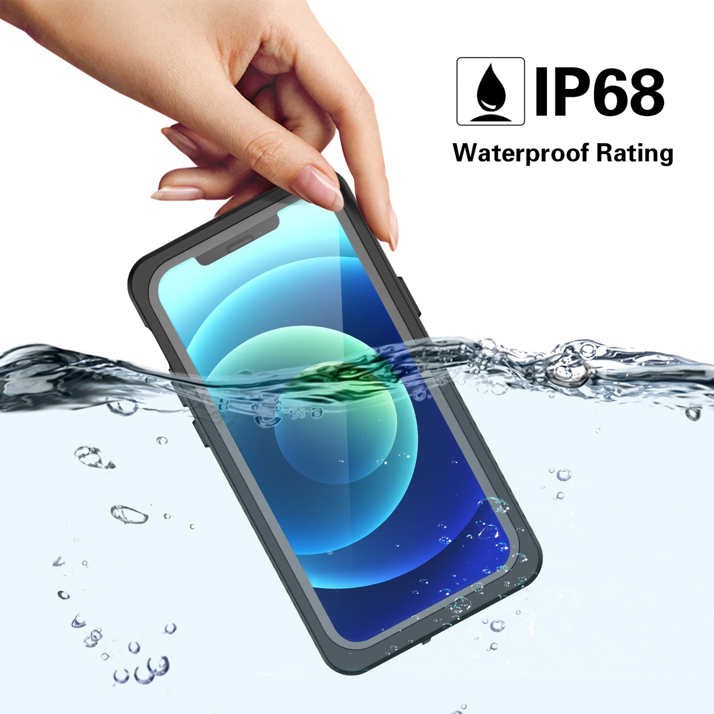 Twill Swimming IP68 Waterproof Apple iPhone 12 Pro Case Bumper Combo