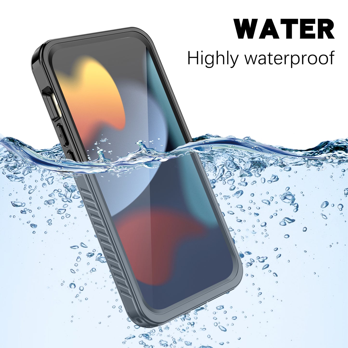 Twill Swimming IP68 Waterproof Apple iPhone 15 Plus Case Bumper Combo