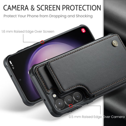 Sturdy Kickstand Samsung Galaxy S23 Case Multiple Card Slot