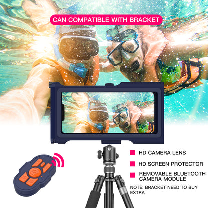 Bluetooth Camera Controller Waterproof Apple iPhone Xs Case Diving 15M