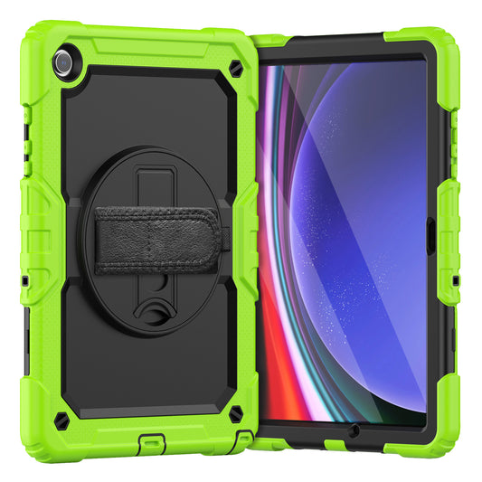 Tough Strap Built-in Screen Protector Galaxy Tab A9+ Case Multi-functional