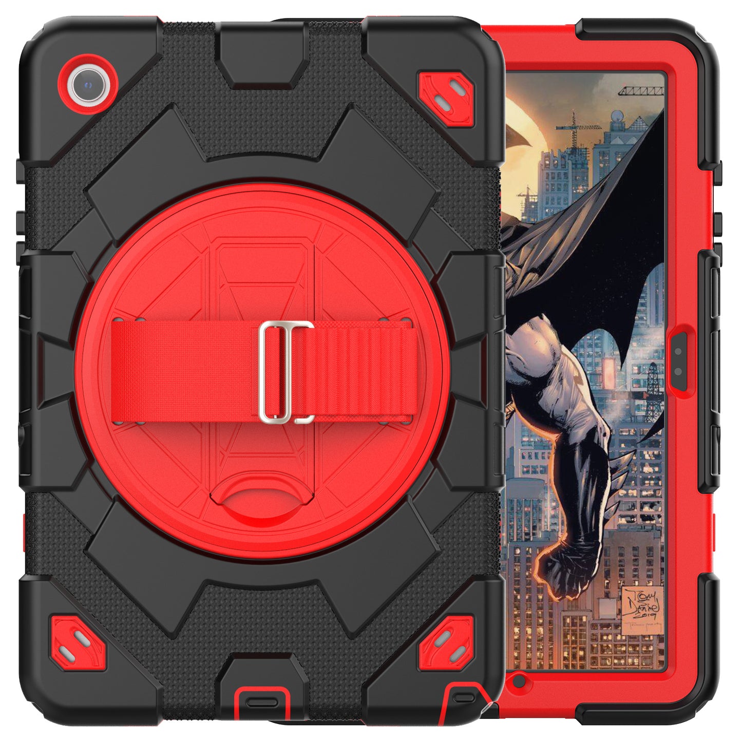 Spider-man Hand Holder Strap Galaxy Tab A9+ Case 360 Rotatable