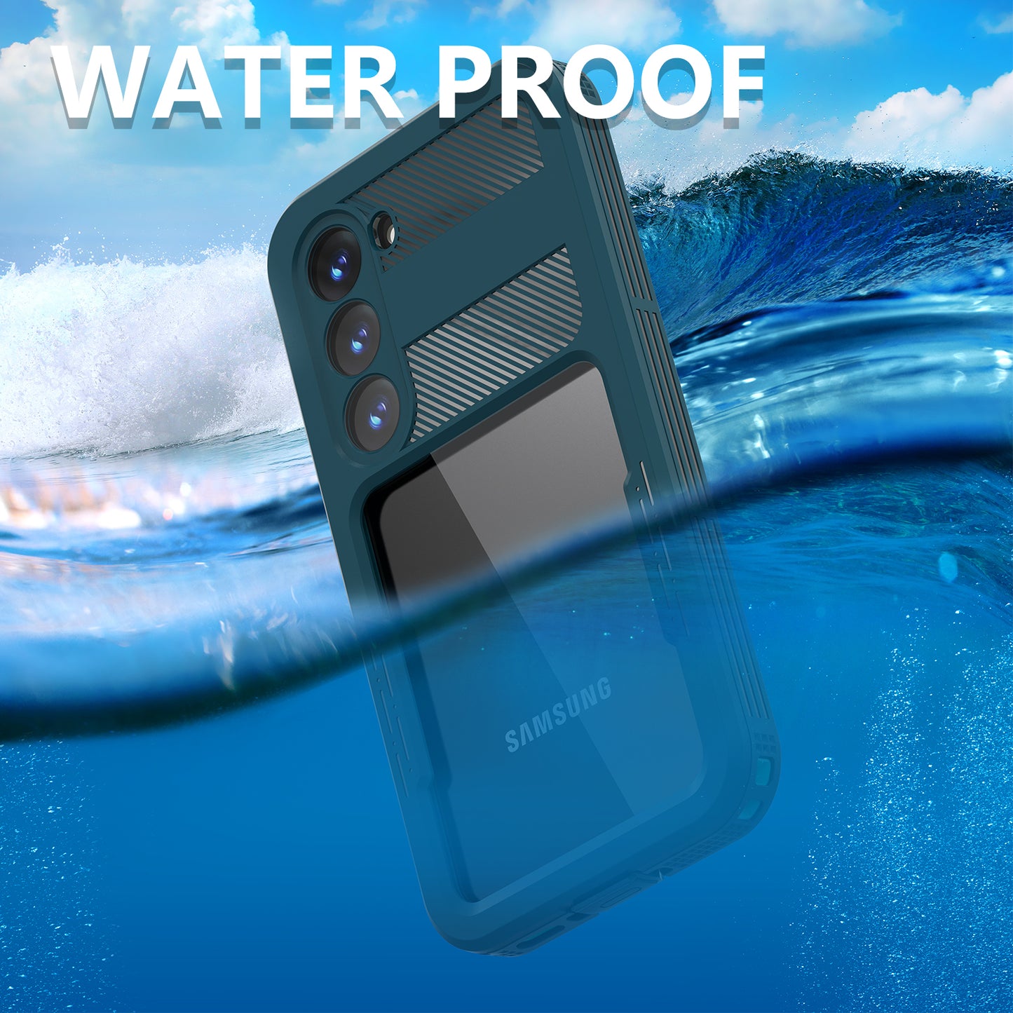 Mars IP68 Waterproof Samsung Galaxy S23 Case Coverage Protection