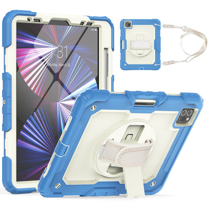 Tough Strap Built-in Screen Protector iPad Air 4 Case Multi-functional