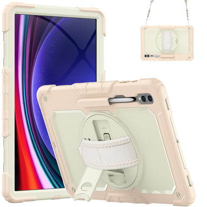 Tough Strap Built-in Screen Protector Galaxy Tab S9 Ultra Case Multi-functional