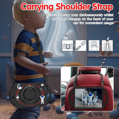 Astronaut Apple iPad 10 Case Rotating Handle Grip