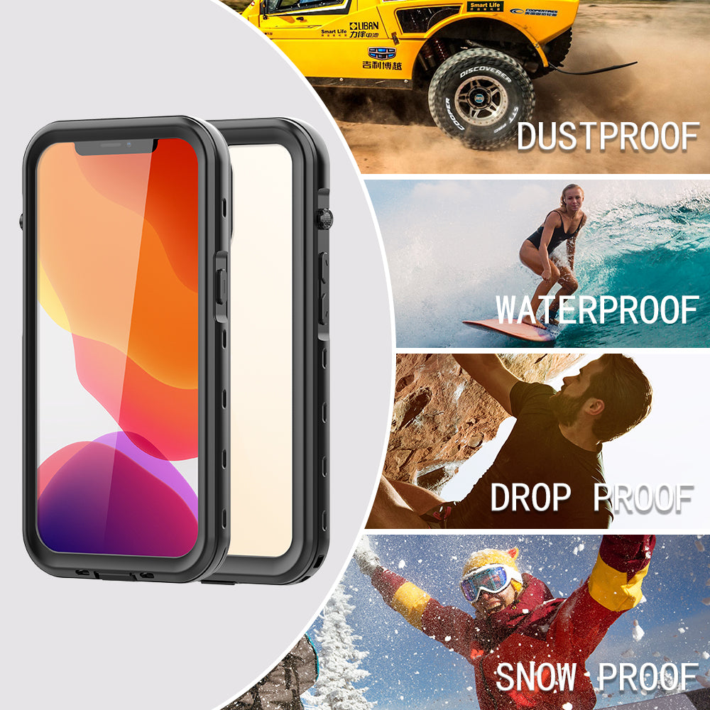 Burst Slim Swimming Waterproof Apple iPhone 13 Pro Case Clear