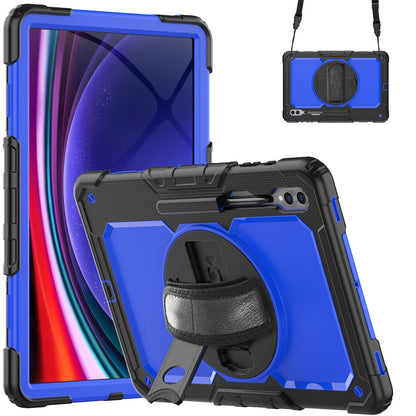 Tough Strap Built-in Screen Protector Galaxy Tab S8 Ultra Case Multi-functional