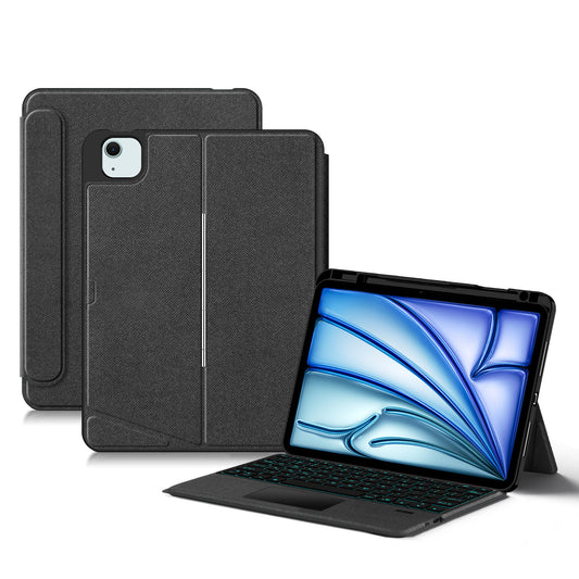 Horizontal Vertical Touchpad Backlit Keyboard iPad Air 5 Case