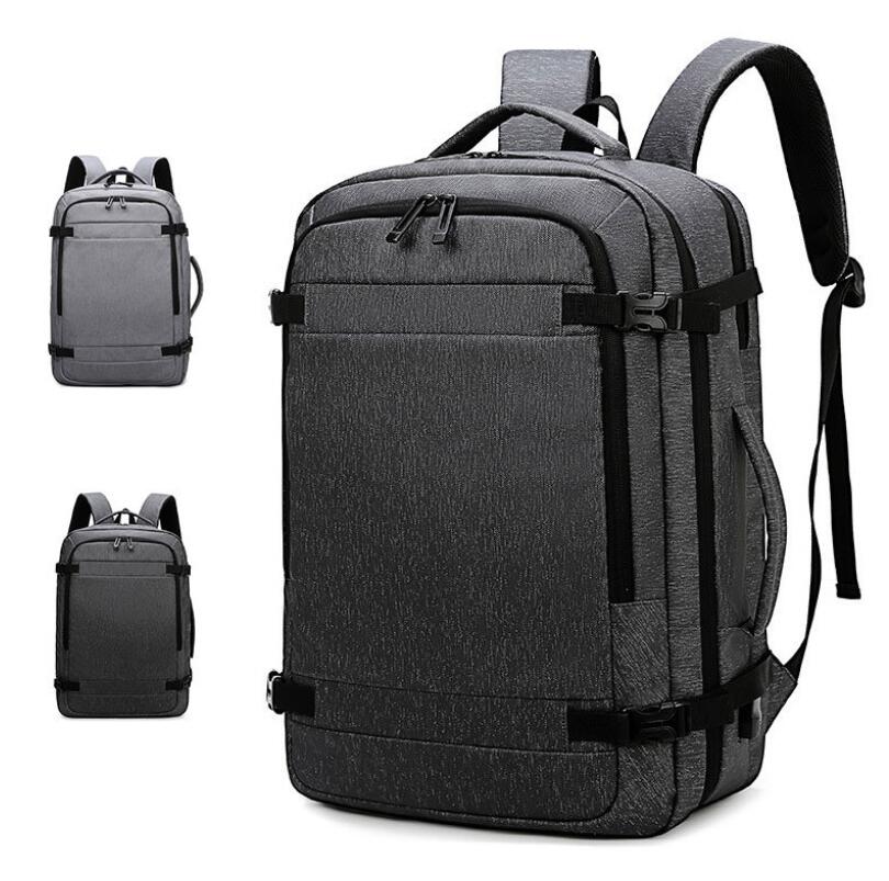 Men's Nylon Backpack Laptop Bag Multifunctional Outdoor Large Capacity Fashion Students