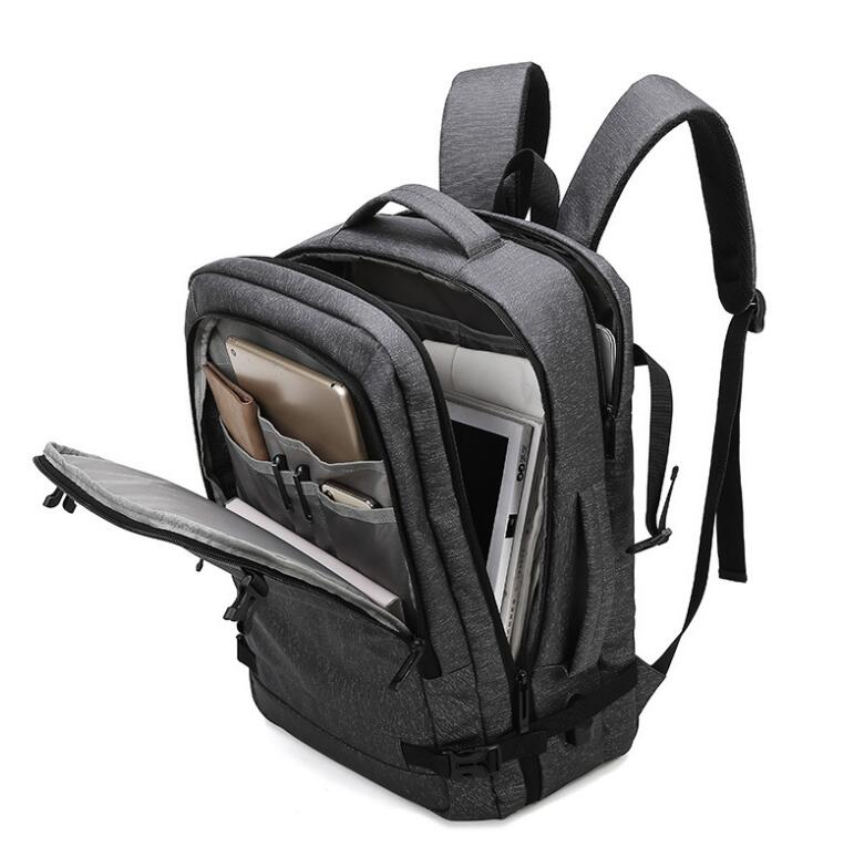 Men's Nylon Backpack Laptop Bag Multifunctional Outdoor Large Capacity Fashion Students