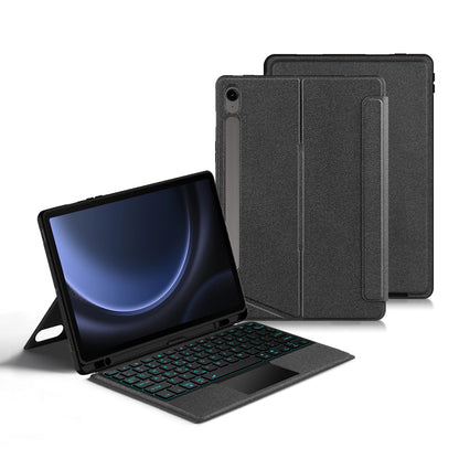 Horizontal Vertical Touchpad Backlit Keyboard Galaxy Tab S9 FE Case