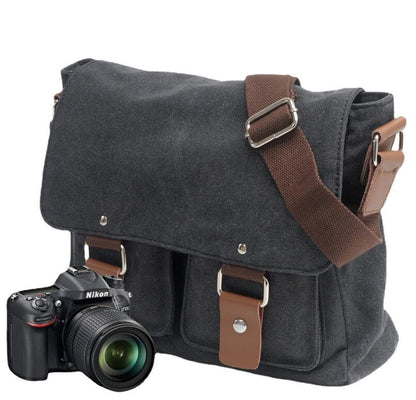 Men's Canvas Camera Bag Single Canon Photography SONY Micro Anti Nikon