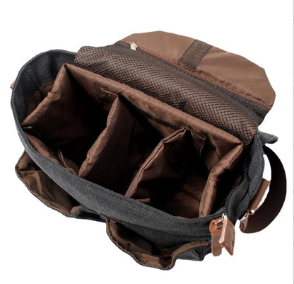 Men's Canvas Camera Bag Single Canon Photography SONY Micro Anti Nikon