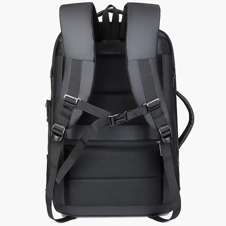 Men's Nylon Backpack Laptop Bag Multifunctional Commuting Power USB Charging