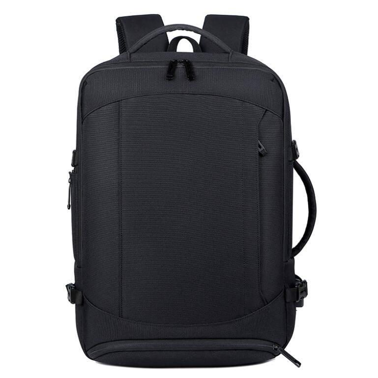 Men's Nylon Backpack Laptop Bag Expansion Anti-splash Waterproof Power USB Charging