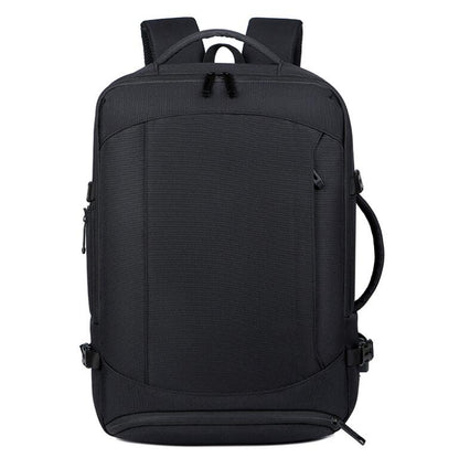 Men's Nylon Backpack Laptop Bag Expansion Anti-splash Waterproof Power USB Charging