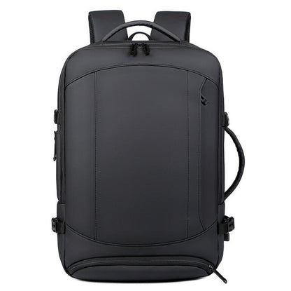 Men's Nylon Backpack Laptop Bag Expansion Anti-splash Waterproof Power USB Charging