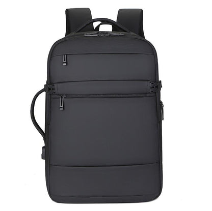 Men's Nylon Backpack Laptop Bag Anti-spill Waterproof Exclusive Shoes Position Commuting