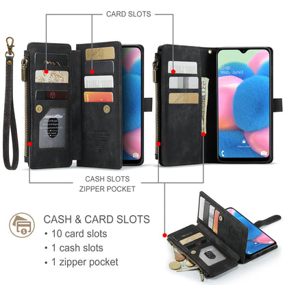 Multi-card Hand Strap Samsung Galaxy A50 Case Double Fold Stand