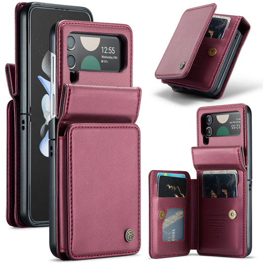 Sturdy Kickstand Samsung Galaxy Z Flip4 Case Multiple Card Slot