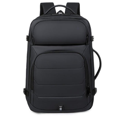 Men's Nylon Backpack Laptop Bag Large Expansion Business Commuting Multifunctional