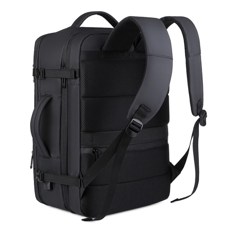 Men's Nylon Backpack Laptop Bag Large Expansion Business Commuting Multifunctional