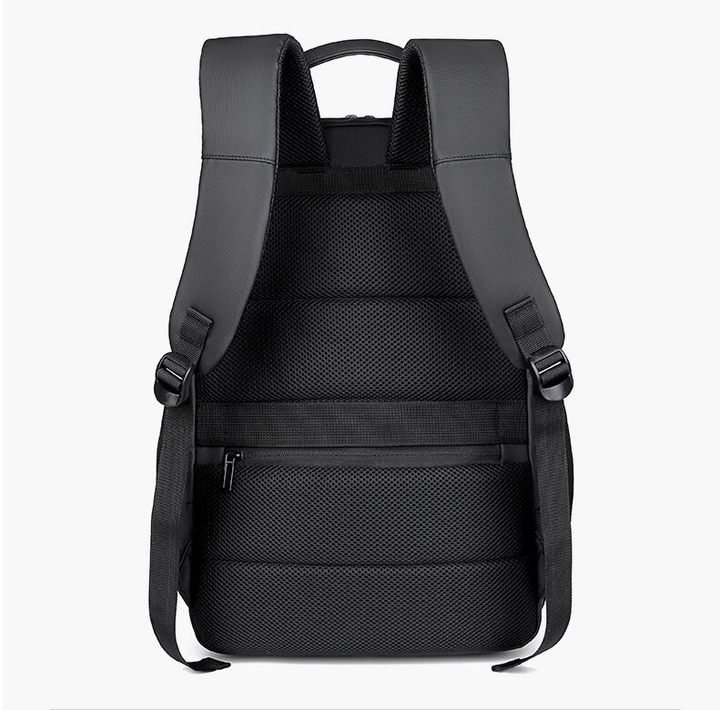 Men's Nylon Backpack Laptop Bag Large Capacity Commuting Shoulder USB Charging