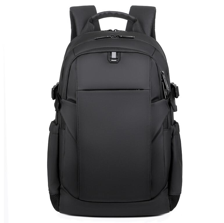 Men's Nylon Backpack Laptop Bag Large Capacity Commuting Shoulder USB Charging