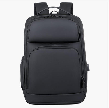 Men's Nylon Backpack Laptop Bag Business Anti Splashing Waterproof Expanded Power