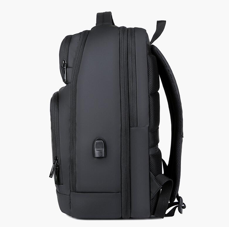 Men's Nylon Backpack Laptop Bag Business Anti Splashing Waterproof Expanded Power