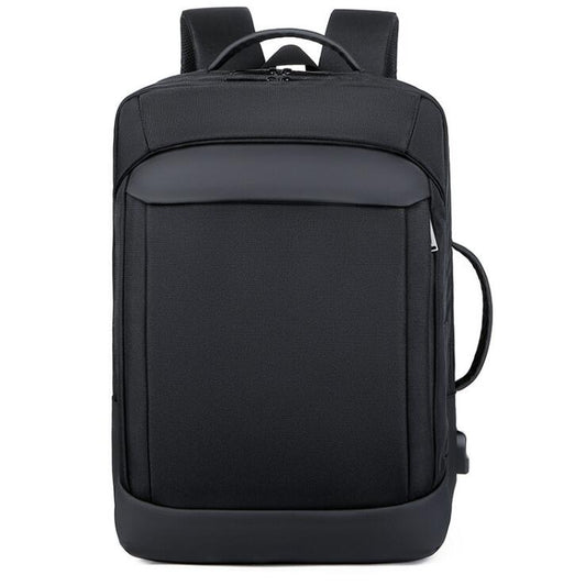 Men's Nylon Backpack Laptop Bag USB Charging Multi-function Business Power Students