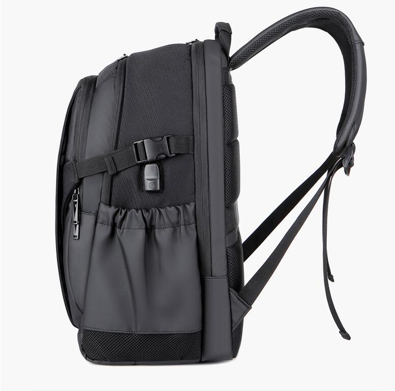 Men's Nylon Backpack Laptop Bag High Reflective Breathable Multifunctional Waterproof Portable