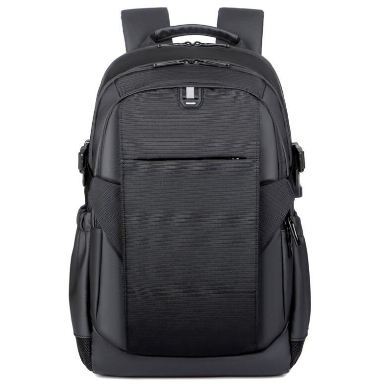 Men's Nylon Backpack Laptop Bag High Reflective Breathable Multifunctional Waterproof Portable