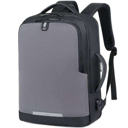 Men's Nylon Backpack Laptop Bag Expansion Commuting Large Power USB Charging