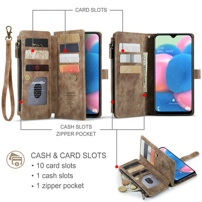 Multi-card Hand Strap Samsung Galaxy A50s Case Double Fold Stand