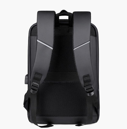 Men's Nylon Backpack Laptop Bag Large Capacity Multifunctional USB Charging Power