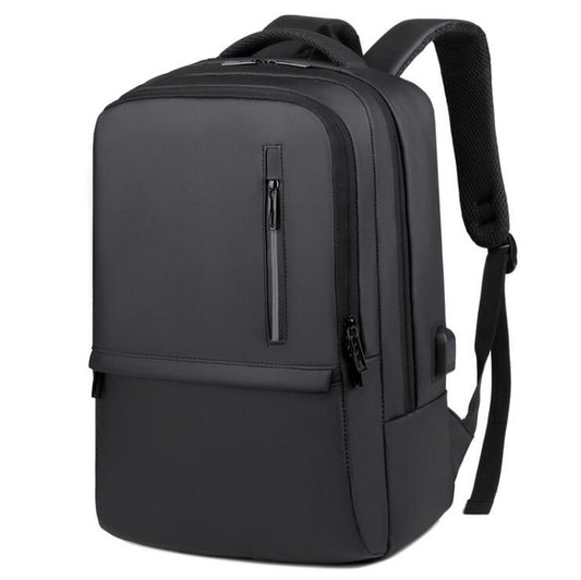 Men's Nylon Backpack Laptop Bag Large Capacity Multifunctional USB Charging Power