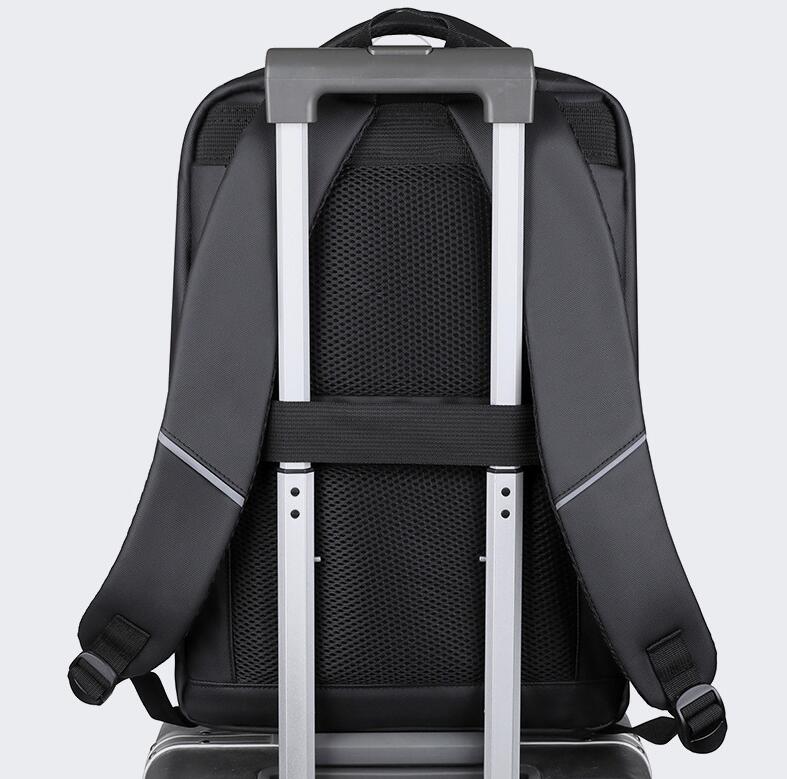 Men's Nylon Backpack Laptop Bag High-end Business Multifunctional USB Charging