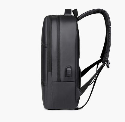 Men's Nylon Backpack Laptop Bag High-end Business Multifunctional USB Charging