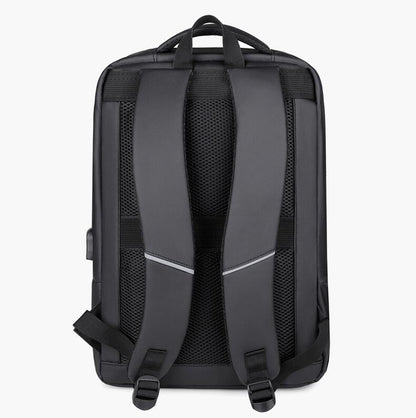 Men's Nylon Backpack Laptop Bag High-end Business Multifunctional USB Charging