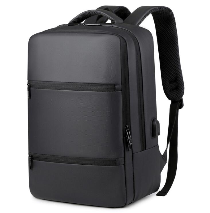 Men's Nylon Backpack Laptop Bag High-end Business Multifunctional USB Charging