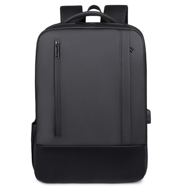 Men's Nylon Backpack Laptop Bag USB Charging Large Capacity Multifunctional Students