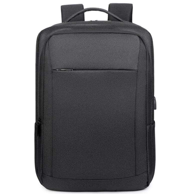 Men's Nylon Backpack Laptop Bag Multi-layer USB Charging Power Large Capactity Students