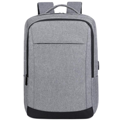 Men's Nylon Backpack Laptop Bag Multi-layer USB Charging Power Large Capactity Students