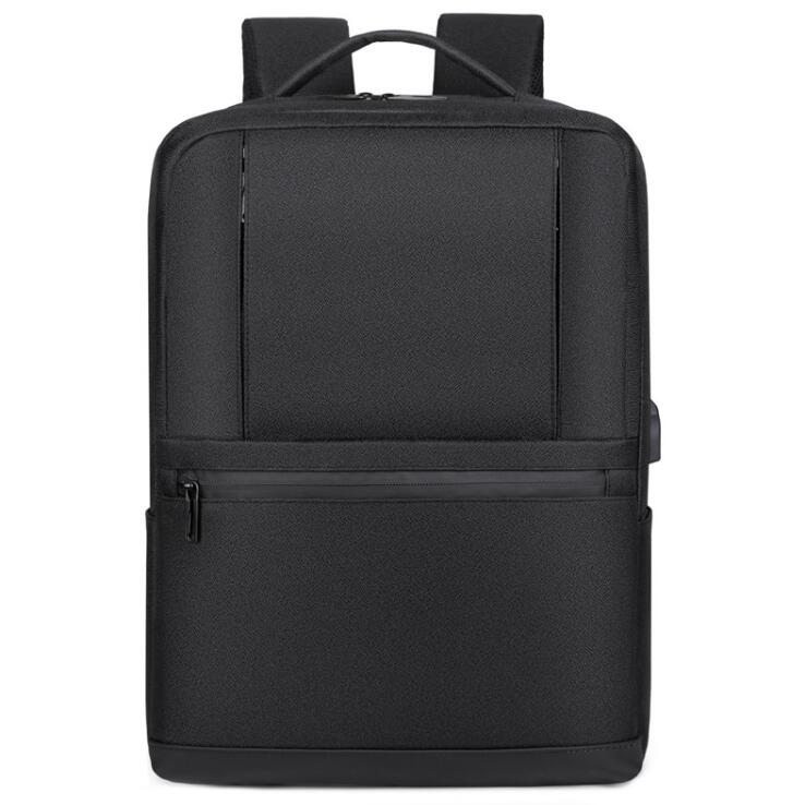 Men's Nylon Backpack Laptop Bag Anti-splash Waterproof Large Capacity USB Charging