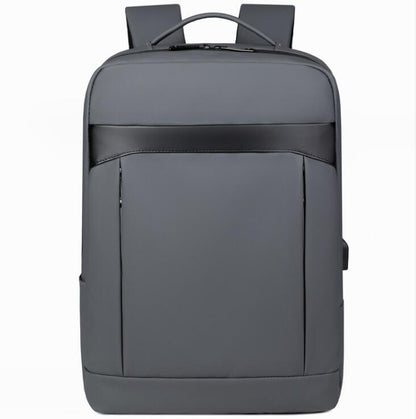 Men's Nylon Backpack Laptop Bag USB Charging Power Large Capacity Multifunctional