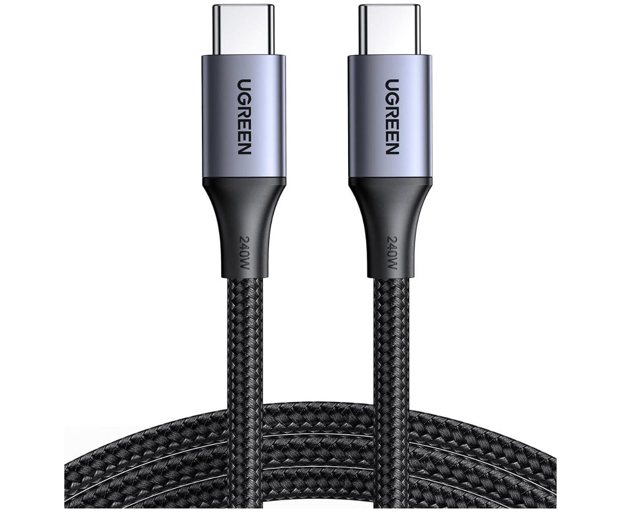 [2 Pack] 240W PD3.1 Fast Charging Type-C Cable USB-C to USB-C